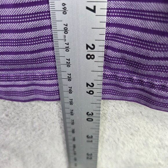 Mens Tommy Bahama Purple Striped Polo Shirt Pima Cotton Blend Golf Size XXL - Picture 7 of 8